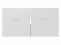 Garden Furniture Prolenta Premium - Armario para lavabo madera contrachapada blanco 90x38,5x46 cm Multicolor Clearance