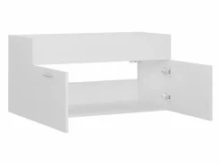 Garden Furniture Prolenta Premium - Armario para lavabo madera contrachapada blanco 90x38,5x46 cm Multicolor Clearance
