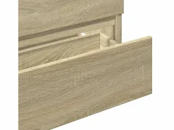 Prolenta Premium - Armario lavabo madera de ingeniería roble Sonoma 80x38,5x45 cm^Garden Furniture Hot