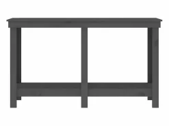 Garden Furniture Garaje|Prolenta Premium - Banco de trabajo de madera maciza de pino gris 140x50x80 cm