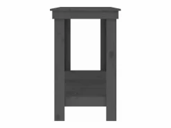 Garden Furniture Garaje|Prolenta Premium - Banco de trabajo de madera maciza de pino gris 140x50x80 cm