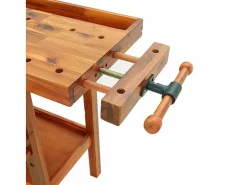 Prolenta Premium - Banco de trabajo cajones y tornillos banco madera 192x62x83 cm^Garden Furniture