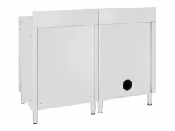 Prolenta Premium - Fregadero de cocina profesional acero inoxidable 120x60x96 cm^Garden Furniture