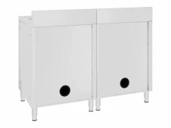 Garden Furniture Prolenta Premium - Fregadero de cocina comercial 2 piezas de acero inoxidable Multicolor Online