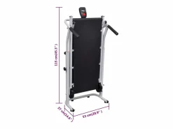 Prolenta Premium - Mini cinta andadora plegable negra 93x36 cm Multicolor Outlet