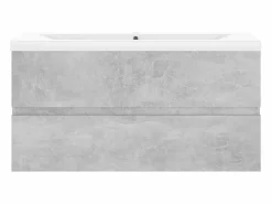 Garden Furniture Prolenta Premium - Mueble con lavabo madera de ingeniería gris hormigón Multicolor Sale