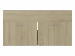 Garden Furniture Prolenta Premium - Mueble con lavabo madera de ingeniería roble Sonoma Multicolor Clearance