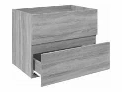 Garden Furniture Estantería Sobre Inodoro|Prolenta Premium - Mueble de lavabo madera de ingeniería gris Sonoma 60x38,5x45 cm