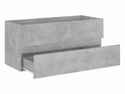 Garden Furniture Prolenta Premium - Mueble con lavabo madera de ingeniería gris hormigón Multicolor New