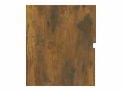 Garden Furniture Prolenta Premium - Mueble lavabo madera contrachapada roble ahumado 90x38,5x45cm Multicolor New