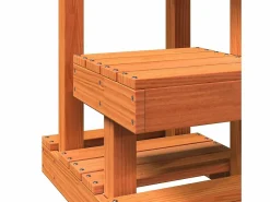 Garden Furniture Prolenta Premium - Árbol para gatos madera maciza pino marrón cera 45,5x49x103 cm Marru00f3n Hot