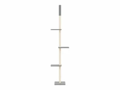 Garden Furniture Prolenta Premium - Árbol rascador gatos suelo a techo 267,5-297,5 cm Gris claro Online