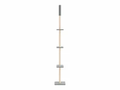 Garden Furniture Prolenta Premium - Árbol rascador gatos suelo a techo 267,5-297,5 cm Gris claro Online