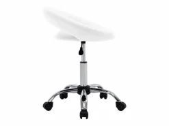 Garden Furniture Taburete De Oficina|Prolenta Premium - Silla de trabajo con ruedas cuero sintético