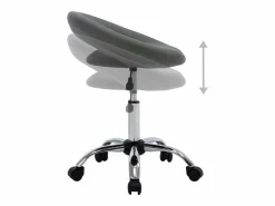 Prolenta Premium - Silla de trabajo con ruedas cuero sintético^Garden Furniture Clearance