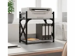 Cajonera De Escritorio|Prolenta Premium - Soporte de impresora 2 niveles Sonoma 40x20x40 cm