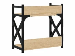 Prolenta Premium - Soporte de impresora 2 niveles roble Sonoma 40x20x40 cm^ Clearance