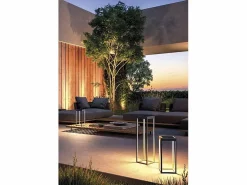 Pronto farola solar antracita 2,2w led bateria IP54 h. 52,5 cm^ New