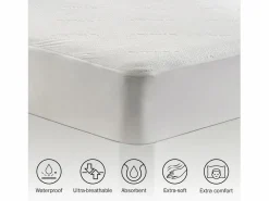 PIKOLIN Protector De Colchón|Protector Colchón Hotel 140x196cm| HOME| Extra suave| 32cm