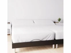 Soleil d'ocre Protector De Colchón|Protector de colchón 90x200 cm en algodón FRANELA en forma de sábana bajera, por