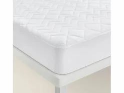 PIKOLIN Protector de colchón 90x196cm| HOME| Hasta 32cm| Transpirable Blanco Best