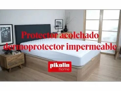 PIKOLIN Protector De Colchón|Protector de colchón 160x196cm| HOME| Aloe Vera| Hasta 32cm
