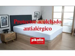 PIKOLIN Protector de colchón 200x196cm| HOME| 100% Algodón| Hasta 32cm Blanco Clearance