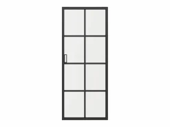 Vente-unique Puerta Corredera|Puerta corredera - vidrio templado - Alt. 205 x Ancho 73 cm - WILDEN II
