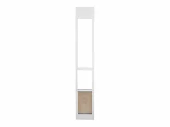 Puerta Corredera de Cristal para Perros SucceBuy, Altura Ajustable de 1927 a 2049 mm, L^ Outlet