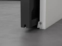 Vente-unique Puerta Corredera|Puerta corredera doble sistema de empotrado vidrio esmerilado 2 x Alt. 205 x Ancho 83 cm, ARTISTO II