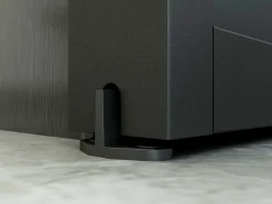 Vente-unique Puerta Corredera|Puerta corredera doble vista - cristal ahumado - 2 x Alt. 205 x L63 cm - LINCI II