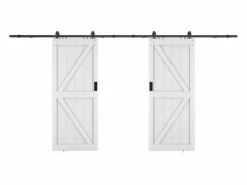 Puerta corredera doble vista - Madera y MDF - - 83 cm - NEFARA^Vente-unique Clearance