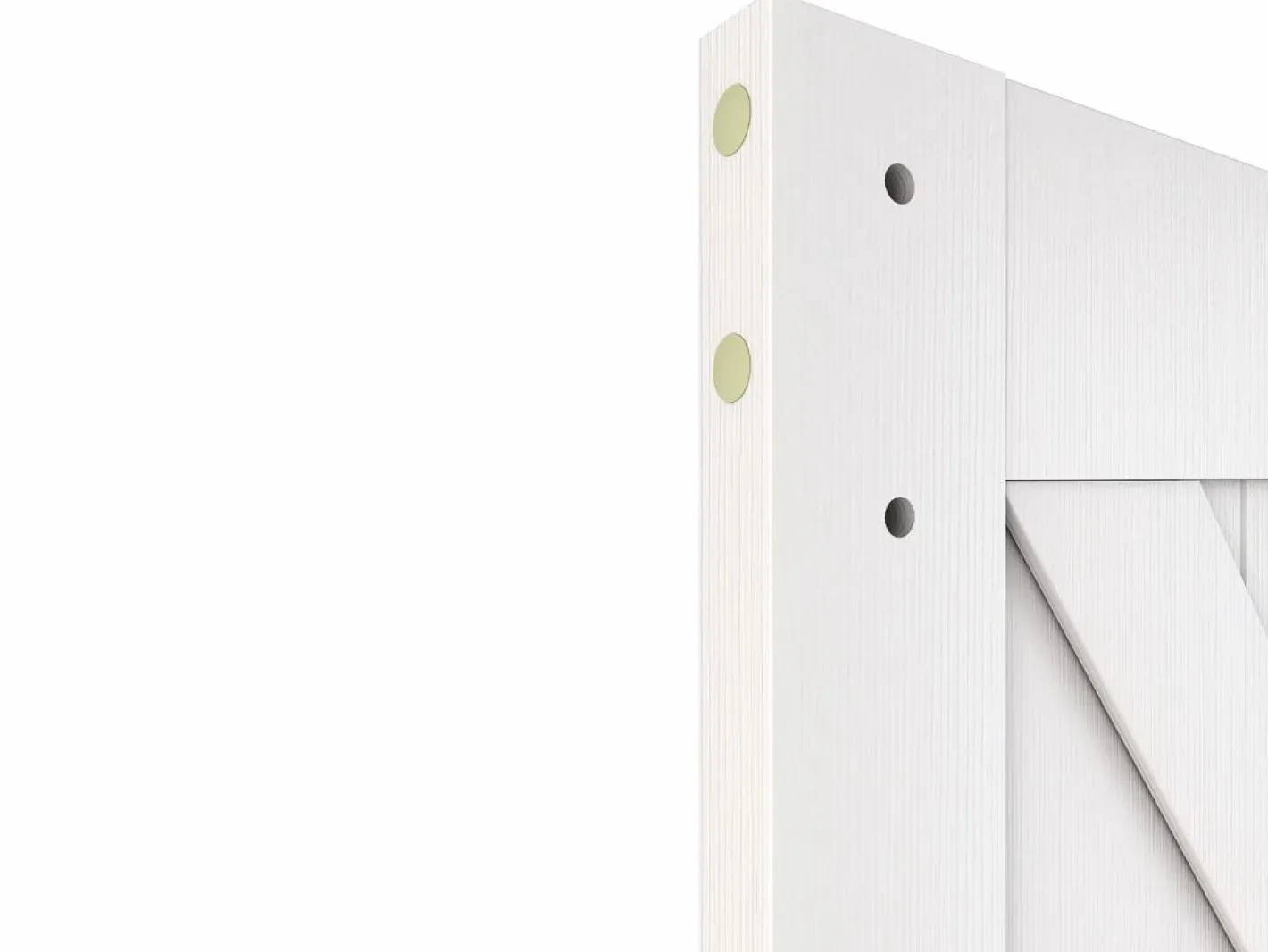Puerta corredera doble vista - Madera y MDF - - 83 cm - NEFARA^Vente-unique Clearance