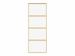 Puerta corredera dorada de vidrio ESG transparente y aluminio ES940037 Dorado Best