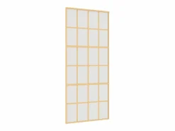 Puerta corredera dorada vidrio ESG esmerilado aluminio 90x205cm ES114767^ Sale