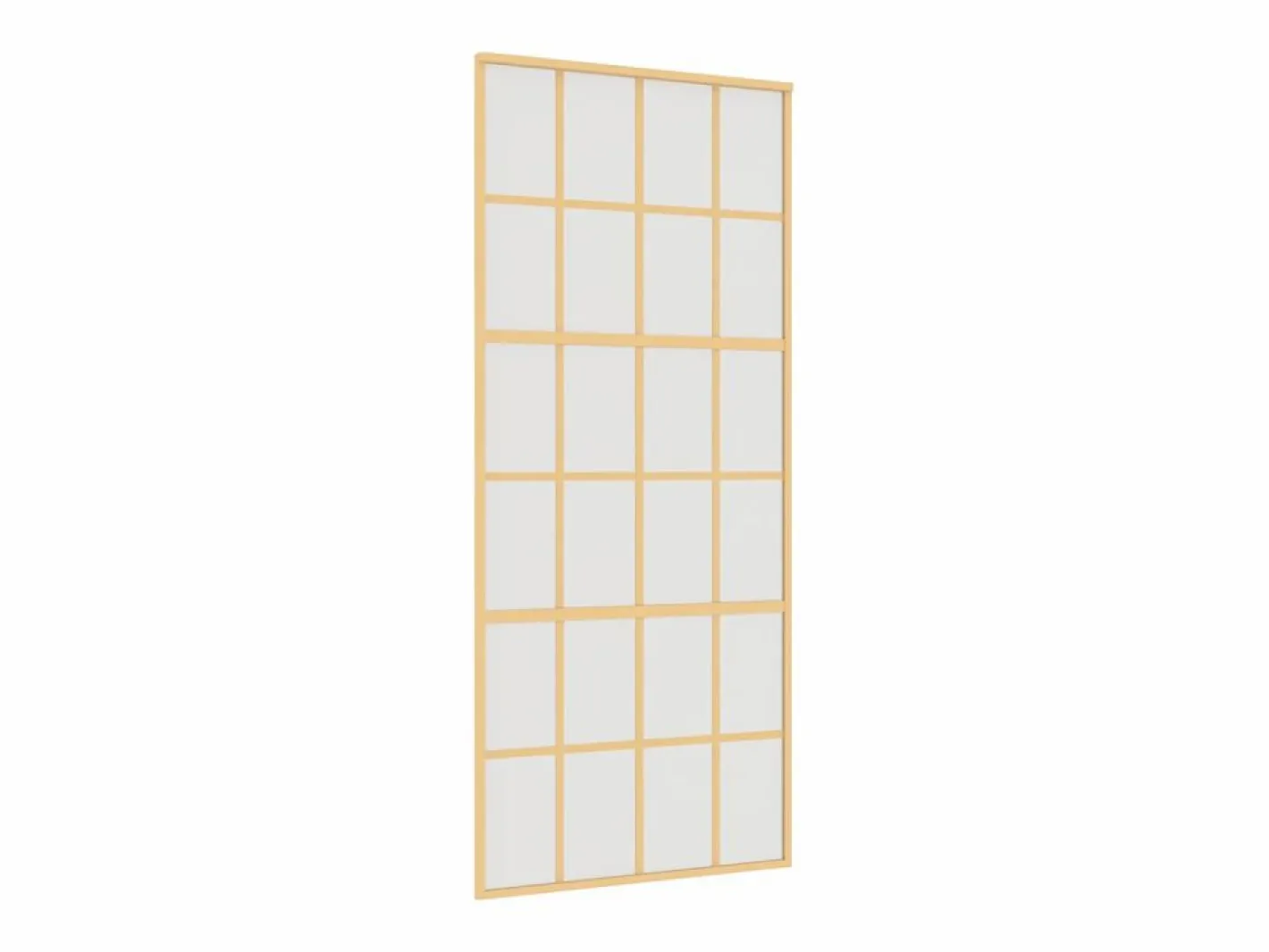 Puerta corredera dorada vidrio ESG esmerilado aluminio 90x205cm ES114767^ Sale
