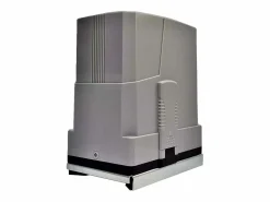 EXPERTLAND Puerta corredera eléctrica de aluminio con lamas L416 x H180 cm antracita - VIAZO Gris antracita New