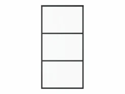 Puerta Corredera|Puerta corredera ESG vidrio y aluminio negra 102x205 cm ES244172