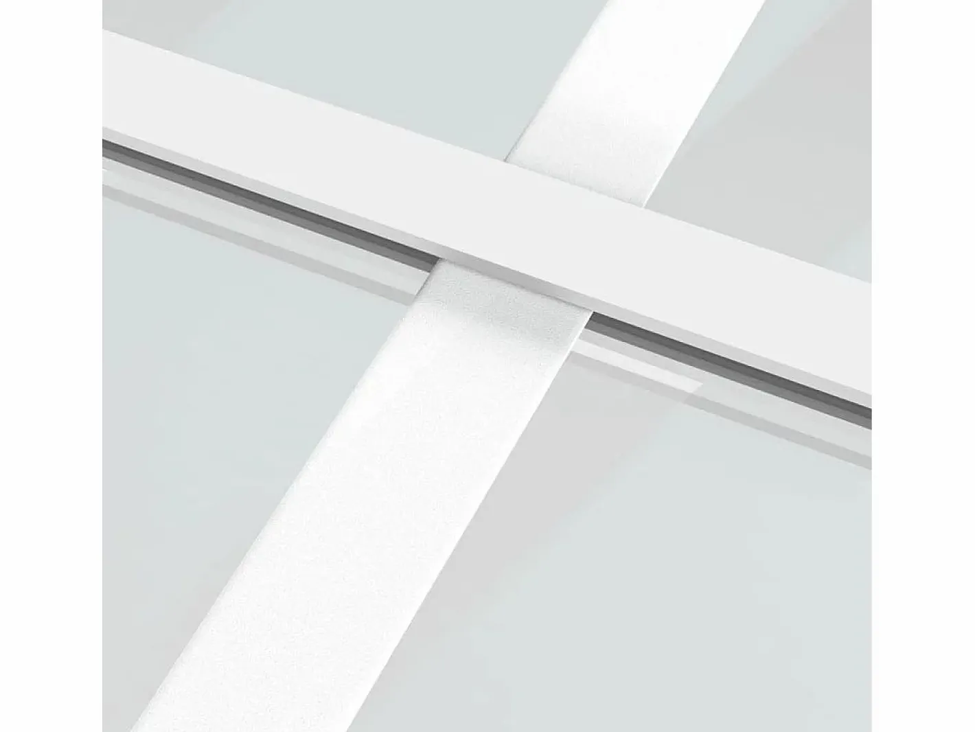 Puerta corredera ESG vidrio y aluminio blanca 102,5x205 cm ES223391^ Online