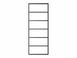 Puerta Corredera|Puerta corredera ESG vidrio y aluminio negra 76x205 cm ES145983