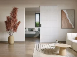 Puerta corredera invisible de madera y MDF - 83 x 210 cm - - SOMIRI^Vente-unique Hot