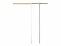 Puerta corredera sistema de empotramiento - vidrio templado ahumado - Alt. 205 x Ancho 73 cm - LINCI II^Vente-unique New