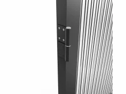 Puerta de dos hojas cristal templado - 2 x Alt. 204 x L93 cm - - LOXTON^Vente-unique Clearance