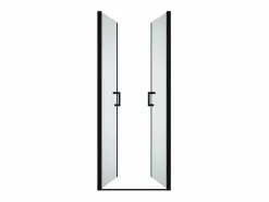 Puerta de ducha batiente mate, 80 x 195 x 1.92 cm, cristal y metal, SARASOTA^Shower & Design Online