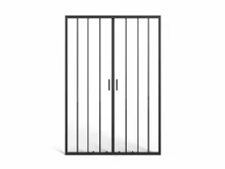 Puerta de ducha corredera doble de metal - Antical - 120 x 195 cm - BAVIODA^Shower & Design Online