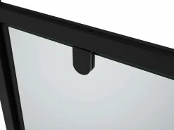 Puerta de ducha pivotante mate estilo industrial, cristal templado, 80 x 195 cm TAMRI^Shower & Design New