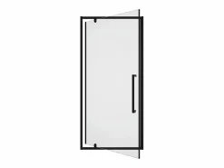 Puerta de ducha pivotante mate estilo industrial, cristal templado, 90 x 195 cm TAMRI^Shower & Design Best