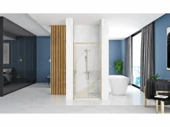 Rea Mampara De Ducha|Puerta De Ducha Rapid Slide 110 Brush Gold