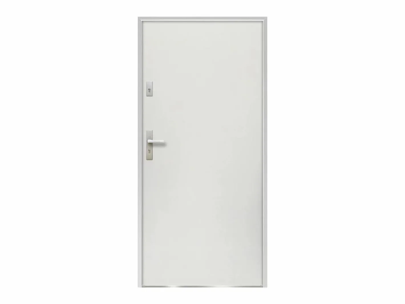 Puerta de entrada de acero Alt. 207 x Ancho 100 cm - se abre hacia la derecha AGUEDA^Vente-unique New