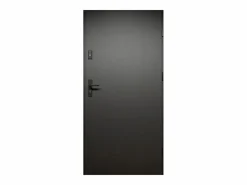 Puerta de entrada de acero Alt. 207 x L100 cm - y madera - apertura izquierda - COBRITA^Vente-unique Sale